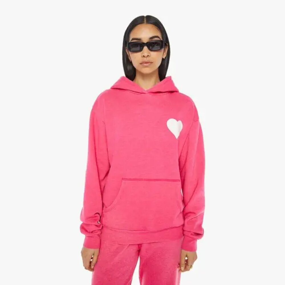 SPRWMN Pink Heart Hoodie